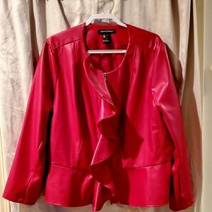 Ashley Stewart Faux leather jacket.